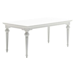 Picture of Provence Dining Table Wood White Nova Solo