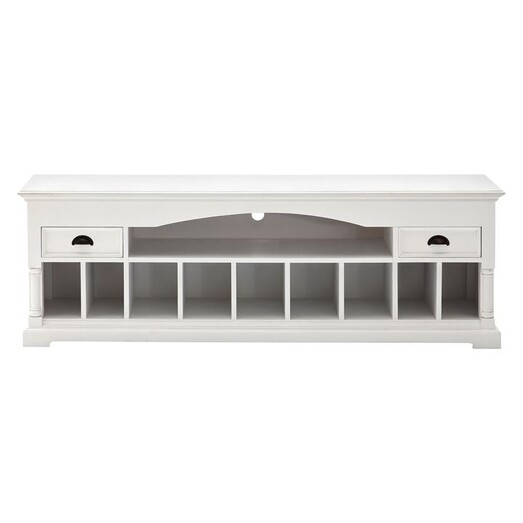 Picture of Provence Entertainment Unit Wood White Nova Solo Picture of Provence Entertainment Unit Wood White Nova Solo