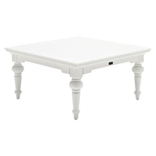 Picture of Provence Square Coffee Table Wood White Nova Solo