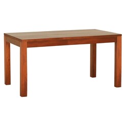 Picture of Pursa Rectangular Timber Dining Table, Pecan Mahogany Light Pecan Kayu Estate