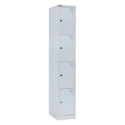 Picture of Quad Door Locker Metal Assorted Rapidline