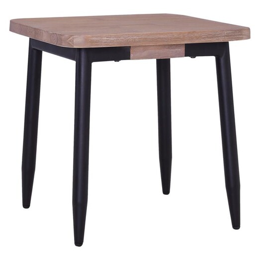 Picture of Quartilla Wooden Side Table Black/Taupe Iniko