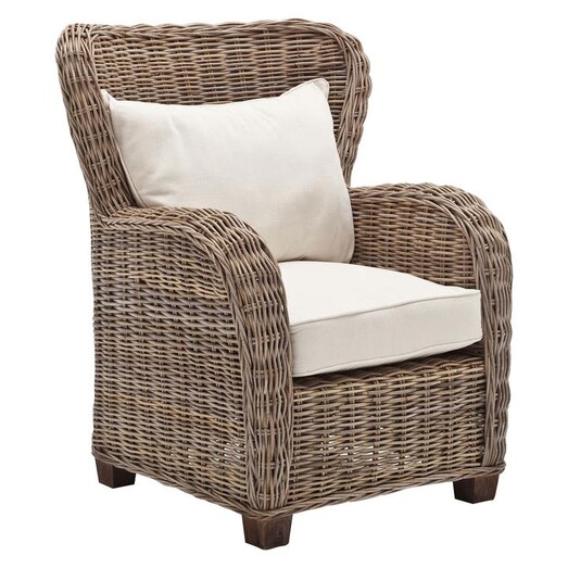 Picture of Queen Rattan Armchair Kubu Grey Nova Solo