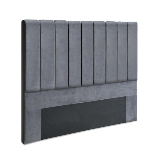 Picture of Queen Size Fabric Bed Headboard - Grey Picture of Queen Size Fabric Bed Headboard - Grey