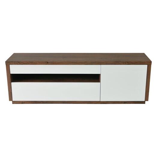 Picture of Queenie Entertainment Unit MDF Antique Oak/Highgloss White Citron Life