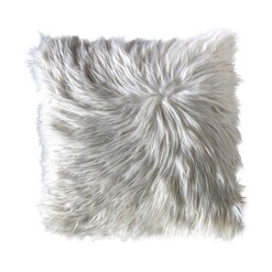 Picture of Quinona Faux Fur Cushion in Off-White by Castle Road Interiors