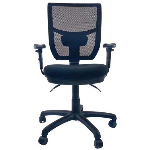 Picture of RACER AFRDI Mesh Easy Adjustable Handwheel  Office Task Computer Chair - Black