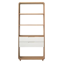 Picture of Rafa Bookcase Wood Natural/White Iniko