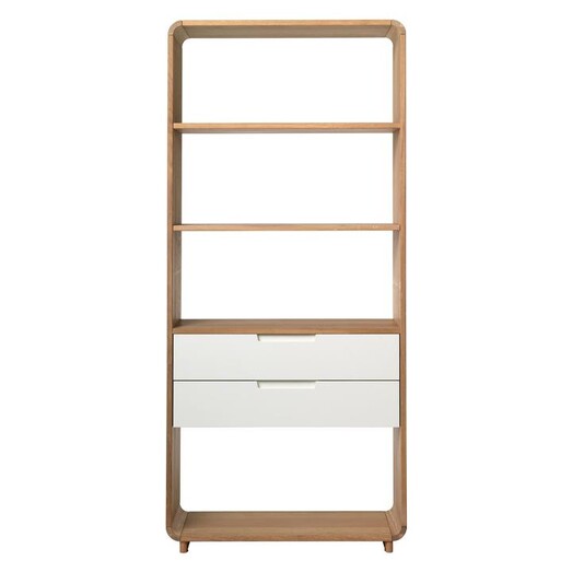 Picture of Rafa Bookcase Wood Natural/White Iniko
