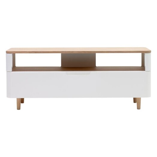 Picture of Rafa Entertainment Unit MDF Natural/White Iniko