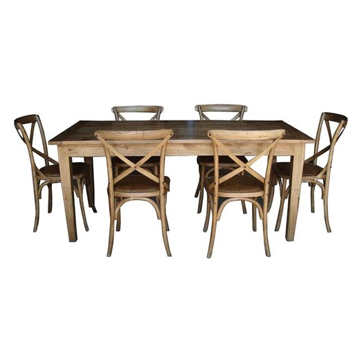 Picture of Raghu Dining Table Oak Dover Mason