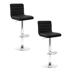 Picture of Raimondo Set of 2 Faux Leather Bar Stools Assorted Resort Living