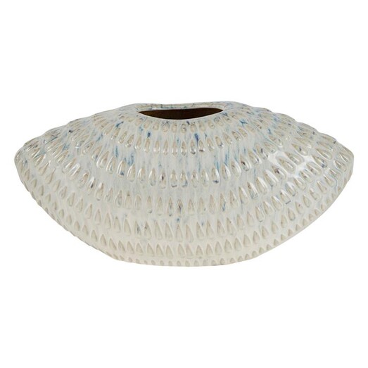 Picture of Rain Ceramic Collar Vase in Cream by Florabelle Picture of Rain Ceramic Collar Vase in Cream by Florabelle