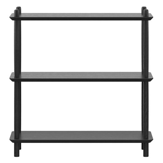 Picture of Rakk 3 Tier Bookshelf in Black by Eastern Warehouse