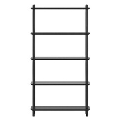 Picture of Rakk 5 Tier Bookshelf, Black Oak MDF Assorted Eastern Warehouse