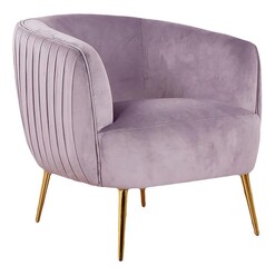 Picture of Ralina Velvet Accent Chair Lilac Regal Royal Design