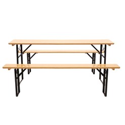 Picture of Rana Outdoor Foldable Dining Set Metal Black Frisse Outdoors