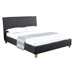 Picture of Raniero Bed, Dark Grey Fabric Icon Studio