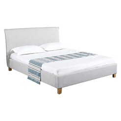 Picture of Raniero Bed, Light Grey Fabric Icon Studio