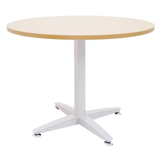Picture of Rapid Span 4-Star Round Table - White Base Melamine Assorted Rapidline Picture of Rapid Span 4-Star Round Table - White Base Melamine Assorted Rapidline