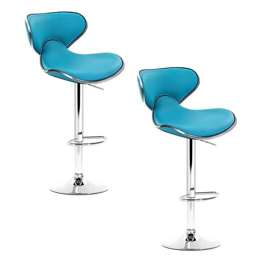 Picture of Readha Bar Stool (Set of 2) Faux Leather Assorted Resort Living Picture of Readha Bar Stool (Set of 2) Faux Leather Assorted Resort Living