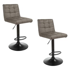 Picture of Rebeka Set of 2 Fabric Bar Stools Assorted Bay Road Designs