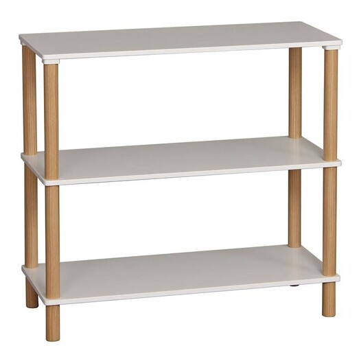 Picture of Rectangle 3-Tier Display Shelf MDF White U.S Designs