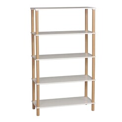 Picture of Rectangle 5-Tier Display Shelf MDF White U.S Designs