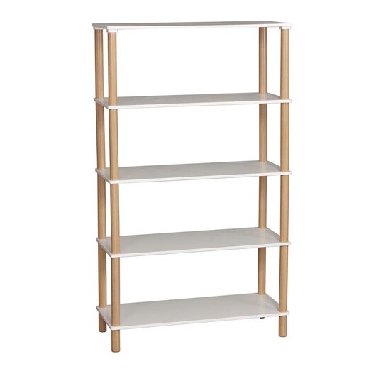 Picture of Rectangle 5-Tier Display Shelf MDF White U.S Designs