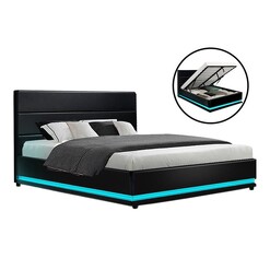 Picture of Regina LED Storage Bed Faux Leather Assorted Resort Living