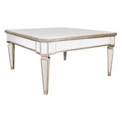 Picture of Relik Mirrored Coffee Table, Square MDF Silver Dasch Design