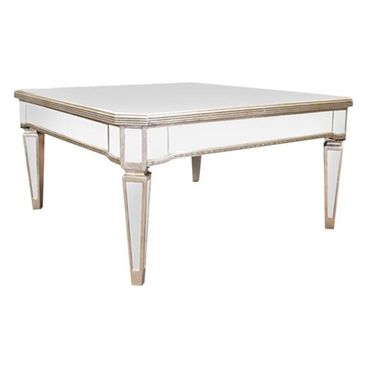 Picture of Relik Mirrored Coffee Table, Square MDF Silver Dasch Design Picture of Relik Mirrored Coffee Table, Square MDF Silver Dasch Design