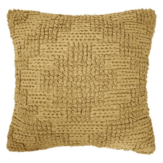 Picture of Remy Geometric Textured Cushion in Green by Bambury Picture of Remy Geometric Textured Cushion in Green by Bambury