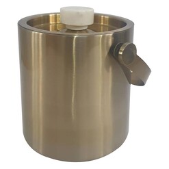 Picture of Renzo Ice Bucket Stainless Steel Gold/White Amalfi