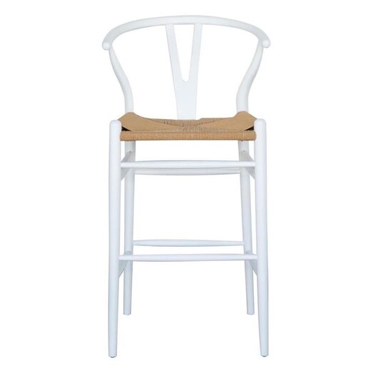 Picture of Replica Hans Wegner Wishbone Wood Bar Stool Assorted Abide Interiors