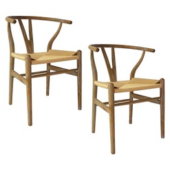 Picture of Replica Wegner Wishbone Timber Dining Chair (Set of 2) Beech Assorted Emporium Oggetti