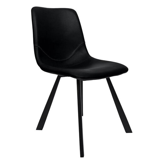 Picture of Rhianne Faux Leather Dining Chair Set Black Bay Road Designs