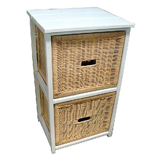 Picture of Riabo 2-Drawer Cabinet Wood White Dover Mason Picture of Riabo 2-Drawer Cabinet Wood White Dover Mason
