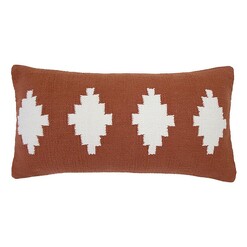 Picture of Richmond Cotton Breakfast Cushion in Red by Bambury