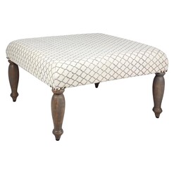 Picture of Rigel Ottoman Fabric Cream Fab Habitat