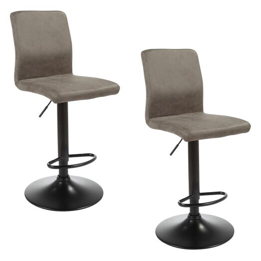 Picture of Rina Set of 2 Fabric Bar Stools Vintage Cognac Bay Road Designs Picture of Rina Set of 2 Fabric Bar Stools Vintage Cognac Bay Road Designs