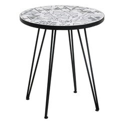 Picture of Rinar Metal Frame Side Table Black Vida & Co.