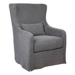 Picture of Riviera Swivel Occasional Chair Cotton Assorted CAFE Lighting & Living