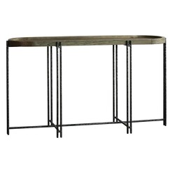 Picture of Roccoco Recycled Timber Console Table Elm Dark Brown/Black Alliance Furniture