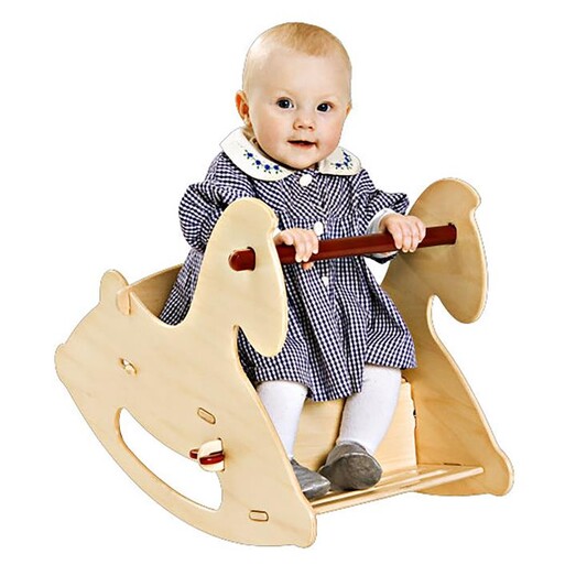 Picture of Rocking Horse, Natural Wood Moover