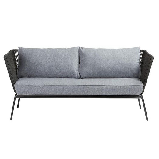 Picture of Rogelio 3 Seater Outdoor Sofa Fabric Dark Grey Vida & Co. Picture of Rogelio 3 Seater Outdoor Sofa Fabric Dark Grey Vida & Co.