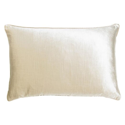 Picture of Roma Velvet Breakfast Cushion Size 35 x 50cm in Champagne by Maison by Rapee