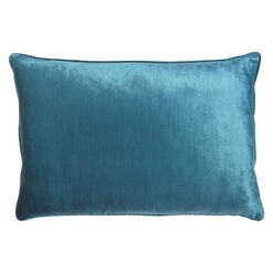 Picture of Roma Velvet Breakfast Cushion Size 40 x 60cm in Blue Green by Maison by Rapee