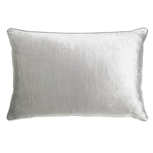 Picture of Roma Velvet Breakfast Cushion Size 40 x 60cm in Silver by Maison by Rapee Picture of Roma Velvet Breakfast Cushion Size 40 x 60cm in Silver by Maison by Rapee