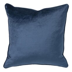 Picture of Roma Velvet Cushion Size 45 x 45cm in Denim by Maison by Rapee